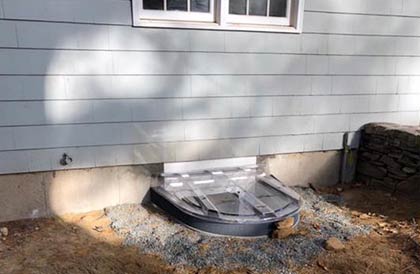 Cellar Bulkhead Door and Egress Window Installation